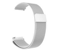 GANYUU Correa Milanese Loop de 18mm, 20mm, 22mm para Watch GT 4, pulsera de Metal de 41mm y 46mm, correa de acero inoxidable(Silver,18mm)
