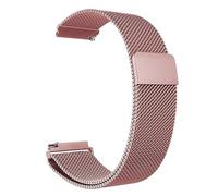 GANYUU Correa Milanese Loop de 18mm, 20mm, 22mm para Watch GT 4, pulsera de Metal de 41mm y 46mm, correa de acero inoxidable(Pink,18mm)