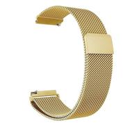 GANYUU Correa Milanese Loop de 18mm, 20mm, 22mm para Watch GT 4, pulsera de Metal de 41mm y 46mm, correa de acero inoxidable(Gold,22mm)