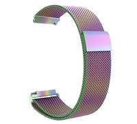 GANYUU Correa Milanese Loop de 18mm, 20mm, 22mm para Watch GT 4, pulsera de Metal de 41mm y 46mm, correa de acero inoxidable(Colorful,22mm)