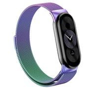 GANYUU Correa Milanese Loop para Xiaomi Mi Band 8 Pulsera Correa de acero inoxidable para Xiaomi Band 9 Accesorios para miband 8 Correa de metal Correas de reloj(Color,For Miband 9)
