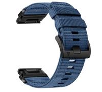 GANYUU Correas de reloj de nailon para Garmin Fenix 7X/ 6X/5X/Enduro 2, correa de muñeca deportiva de nailon tejido ajustable de ajuste rápido de 26 mm con cierre de acero inoxidable para Tactix 7