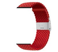 GANYUU Correas de reloj de nailon trenzado con hebilla elástica para Garmin Fenix 7 7X 6 6X Pro 5X 5 3HR 945 S60 S62 QuickFit Correa de liberación de correas de nailon (color: rojo, tamaño: Quickfit
