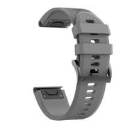 GANYUU For Fenix 5 Band Correa de reloj de silicona suave de 22 mm de ancho para Fenix 5 Plus/Fenix 6/Fenix 6 Pro/Fenix 7/exip/Forerunner 935/945/Approach S60/Quatix 5 WatchBands(Gray)