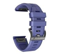 GANYUU For Fenix 8X Bands Fenix 7X Correa deportiva de repuesto de silicona para relojes Garmin Fenix 5X/Fenix 5X Plus/Fenix 6X/Fenix 6X Pro/Fenix 3/HR/Descent MK1/D2 Delta PX/D2(Dark Bl