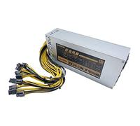 GANYUU Fuente de alimentación de PC de 1800/2000 W para Bitcoin Miner ATX 2000W PICO PSU Ethereum2000W ATX Fuente de alimentación Bitcoin 12V V2.31 ETH Coin Mining (2000W)