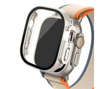 GANYUU Funda de cristal para Apple Watch Ultra 2, Protector de pantalla de PC para smar twatch de 49mm, cubierta templada, accesorios de banda de la serie iwatch(Starlight 28,Ultra 2 49mm)