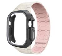 GANYUU Funda de TPU Correa de silicona para Apple Watch Band Ultra 2 49 mm 45 mm 44 mm 41 mm Funda protectora Pulsera para Iwatch Series 9 8 7 6 5 4 Correas de reloj(StarP BH,44mm)