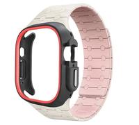 GANYUU Funda de TPU Correa de silicona para Apple Watch Band Ultra 2 49 mm 45 mm 44 mm 41 mm Funda protectora Pulsera para Iwatch Series 9 8 7 6 5 4 Correas de reloj(StarP BO,45mm)