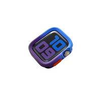 GANYUU Funda de TPU para Apple Watch Ultra Case 49 mm 45 mm 41 mm 44 mm 40 mm, 42 mm 46 mm Protector de marco de parachoques para IWatch Series 9 SE 8 Ultra 7 6 5 4 Case(Blue-Purple,42mm)