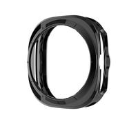 GANYUU Funda de TPU para Samsung Galaxy Watch 7 Ultra 47mm Protector de marco suave Protector de cubierta de parachoques antiarañazos para Galaxy Watch Ultra(Black)