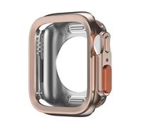 GANYUU Funda para Apple Watch Ultra 10, 9, 8, 7, 46mm, 42mm, 45mm, 41mm, 44mm, 40mm, funda protectora completa de TPU suave a prueba de golpes para iwatch series 6 5 4 SE(Rose gold,S10 46mm)