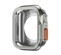 GANYUU Funda para Apple Watch Ultra 10, 9, 8, 7, 46mm, 42mm, 45mm, 41mm, 44mm, 40mm, funda protectora completa de TPU suave a prueba de golpes para iwatch series 6 5 4 SE(Titanium,40mm)