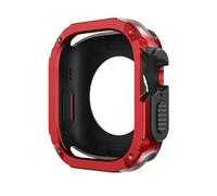 GANYUU Funda para Apple Watch Ultra Cover 49mm 40mm 41mm 44mm 45mm 42mm 38mm Carcasa anticaída iWatch Series 9 8 7 6 5 4 SE 3 2 Funda para reloj(Red,49mm)