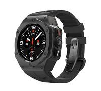GANYUU Kit de modificación de aleación para Samsung Galaxy Watch 7 Ultra 47MM Caja de metal para Galaxy Watch 7 Ultra Fluororubber Strap Diy Mod Kit Correas de reloj(B-B)