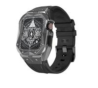 GANYUU Kit de modificación de caja de reloj de metal para Apple Watch Series 9/8/7/SE/6 5/4/45mm/44mm, juego de protección mejorada de correa de reloj, 40MM, Ágata