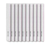 GANYUU Lima de uñas de doble cara bloque de lijado bloque bloque bloque de lijado de uñas pulido pulido papel de lija limas de uñas para esmalte de gel UV (Color: 10 piezas -B)