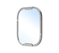 GANYUU Marco de cristal de Metal de acero inoxidable para Apple Watch Ultra 1, 2, 49mm, Protector de carcasa de marco de parachoques para iWatch Series SE 9 Ultra2(Titanium)