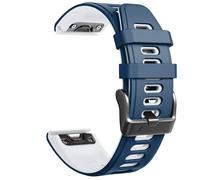 GANYUU Para correas de reloj Fenix 7S para correas de reloj inteligente Fenix 6S/Fenix 6S Pro/Fenix 5S / 5S Plus/D2 Delta S(Dark blue-white)