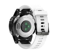 GANYUU Para correas Fenix 5S/Fenix 6S Reemplazo de correas de reloj de silicona de fácil ajuste de 20 mm para relojes inteligentes Fenix 7S/Fenix 5S Plus/Fenix 6S Pro/D2 Delta S(White)