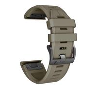 GANYUU Para Fenix 8 Correa de reloj Correa de silicona de repuesto para reloj Fenix 5/Fenix 6/Fenix 6 Pro/Fenix 7/Forerunner 935/945/Approach S60/Quatix 5/epix Smartwatch(Brown)