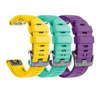 GANYUU Para Fenix 8X Band 26MM correas de reloj para Fenix 6X Pro/Fenix 5X/Fenix 5X Plus/Fenix 7X/Fenix 3/HR/Tactix/Descent MK1/D2 Delta PX/D2 Charlie 3 piezas(3P8)