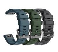 GANYUU Para Fenix 8X Band 26MM correas de reloj para Fenix 6X Pro/Fenix 5X/Fenix 5X Plus/Fenix 7X/Fenix 3/HR/Tactix/Descent MK1/D2 Delta PX/D2 Charlie 3 piezas(3P3)
