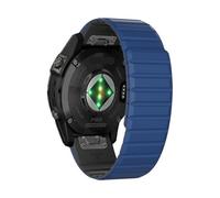 GANYUU Para Fenix 8X Bands Fenix 7X Sport 22mm 26mm Correa de reloj para Garmin Fenix 7/Fenix 6/Fenix 5/Fenix 6X Pro/Fenix 3/HR/Descent MK1/D2 Delta PX/D2 Correas de reloj(Dark blue blac