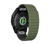 GANYUU Para Fenix 8X Bands Fenix 7X Sport 22mm 26mm Correa de reloj para Garmin Fenix 7/Fenix 6/Fenix 5/Fenix 6X Pro/Fenix 3/HR/Descent MK1/D2 Delta PX/D2 Correas de reloj(Army green bla