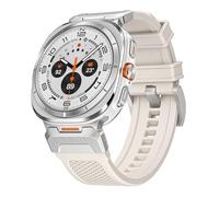 GANYUU Para Galaxy Watch Ultra Correa de silicona suave de 47 mm, pulsera deportiva de 47 mm Correas de reloj(Starlight color)