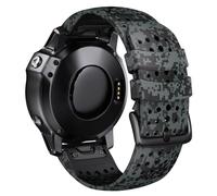 GANYUU Para Garmin Fenix 8X Fenix 7X Correa deportiva de silicona para reloj Correa de repuesto de 26 mm para Fenix 6X/6X Pro/5X Plus/Tactix 7 Pro/Enduro 2/Fenix 3/Descent Mk2(Digital camo)