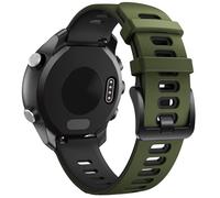 GANYUU Para Garmin Vivoactive 3 Band/Galaxy Watch 3 41mm 20mm Correa de repuesto de silicona para Galaxy Watch 4 40mm 44mm/Active 2/Forerunner 645 Watch Band(Army green)
