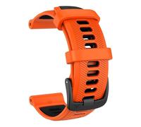 GANYUU Para Garmin Watch Band Forerunner 965/955/ 945/935, bandas de repuesto de silicona suave de 22 mm compatibles con Fenix 5/Fenix 5 Plus/Fenix 6/Fenix 6 Pro/Approach S60(Orange+Black)