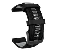 GANYUU Para Garmin Watch Band Forerunner 965/955/ 945/935, bandas de repuesto de silicona suave de 22 mm compatibles con Fenix 5/Fenix 5 Plus/Fenix 6/Fenix 6 Pro/Approach S60(Black+Grey)