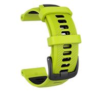 GANYUU Para Garmin Watch Band Forerunner 965/955/ 945/935, bandas de repuesto de silicona suave de 22 mm compatibles con Fenix 5/Fenix 5 Plus/Fenix 6/Fenix 6 Pro/Approach S60(Lime+Black)