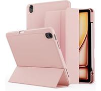 GANYUU Para iPad Mini7 Mini6 Funda protectora Funda para tableta con ranura para bolígrafo(Pink,Mini 6)