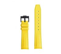 GANYUU Para Omega X Swatch Joint MoonSwatch Correa Seamaster 300 hombres mujeres 20mm caucho silicona pulsera con extremo curvado(YB)