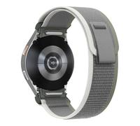 GANYUU Para Samsung Galaxy Watch 7 6 5 4 44mm 40mm/FE/5 Pro 45mm Correa de nailon pulsera Watch6 Correa clásica 47mm 43mm(Gray green,Watch7 40mm)