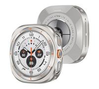 GANYUU Para Samsung Galaxy Watch Ultra 47 mm Caja de reloj de metal(Titanium orange)