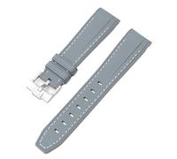 GANYUU Para Swatch X Omega Moonswatch para Seamaster 300 interfaz curva hombres mujeres calidad reemplazar correa de reloj 20mm(Dark grey white)