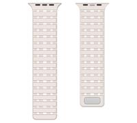 GANYUU Perforado transpirable para Apple Watch Ultra1/2 banda 42/44/45/49 mm, correa de 38/40/41 mm(Starlight color,42/44/45/49mm)