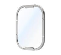 GANYUU Protector de pantalla de vidrio templado para Apple Watch Ultra 2, 49mm, parachoques de Metal, antiarañazos, serie iWatch Ultra, accesorio de 49MM(Titanium color)