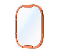 GANYUU Protector de pantalla de vidrio templado para Apple Watch Ultra 2, 49mm, parachoques de Metal, antiarañazos, serie iWatch Ultra, accesorio de 49MM(Orange)