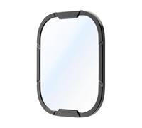 GANYUU Protector de pantalla de vidrio templado para Apple Watch Ultra 2, 49mm, parachoques de Metal, antiarañazos, serie iWatch Ultra, accesorio de 49MM(Black)