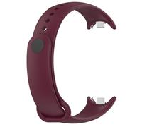 GANYUU Pulsera de goma para Mi Band 8 Correa NFC accesorios deporte reloj inteligente pulsera Pulseira Correa Xiaomi MiBand 8 Correa correas de reloj(Wine Red)