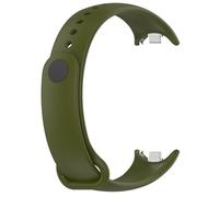 GANYUU Pulsera de goma para Mi Band 8 Correa NFC accesorios deporte reloj inteligente pulsera Pulseira Correa Xiaomi MiBand 8 Correa correas de reloj(Army Green)