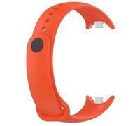 GANYUU Pulsera de goma para Mi Band 8 Correa NFC accesorios deporte reloj inteligente pulsera Pulseira Correa Xiaomi MiBand 8 Correa correas de reloj(Orange)