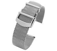 GANYUU Pulsera de reloj para IWC PORTUGIESER W391012 Series Pulsera para hombre Milan de acero inoxidable 20 mm 22 mm correas, 22mm no logo, Ágata