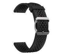 GANYUU Strap Silicone Sports para Xiaomi Watch S4 Sport S3 2 S1 Pro/Color 2 Cubro de goma para Bandas de vigilancia universales de 22 mm de pulsera de 22 mm(Black,S1)