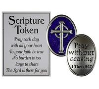 Ganz Santa bolsillo doble cara encanto de las Escrituras con historia Tarjeta